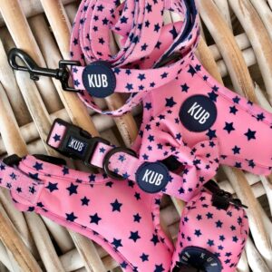 KUB Stars Harness – Pink Stars 1