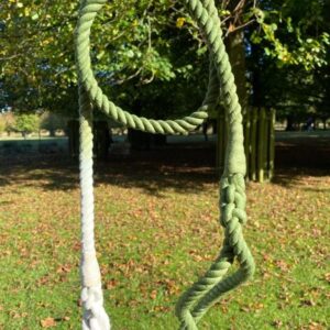 Rope lead – Gun dog green 2